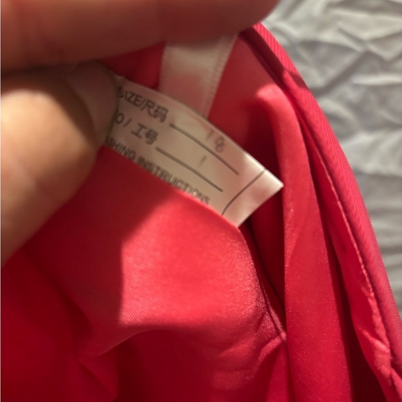 Elegant Women's One Shoulder Dress in Hot Pink size 18 - Picture 2 of 2